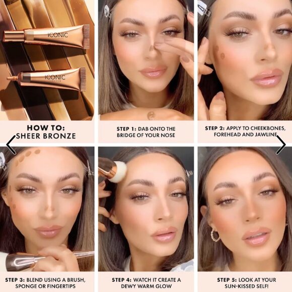 Iconic London Sheer Bronze Liquid Bronzer - Sun Kiss (see description) - Picture 5 of 6